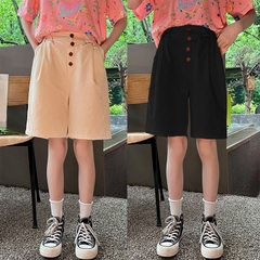 Quần short vải cotton kiểu dáng mỏng hợp thời trang dành cho bé gái