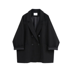 Áo khoác vest nữ dáng rộng hợp thời trang, phong cách Hàn Quốc