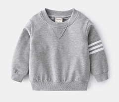 Bộ đồ thể thao cotton sọc dài tay cho bé trai