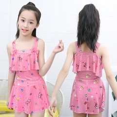 Bộ đồ bơi liền mảnh phong cách công chúa tay phồng dành cho bé gái