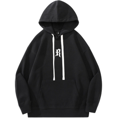 Áo hoodie unisex dài tay in chữ phong cách thời trang trung tính