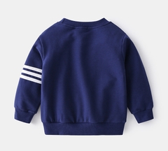 Bộ đồ thể thao cotton sọc dài tay cho bé trai