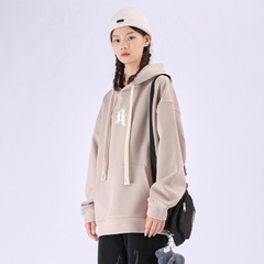 Áo hoodie unisex dài tay in chữ phong cách thời trang trung tính