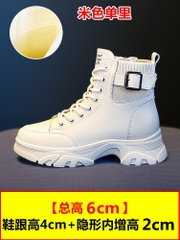 Giày boots Martin ngắn cổ phong cách Anh Quốc phù hợp cho học sinh, sinh viên