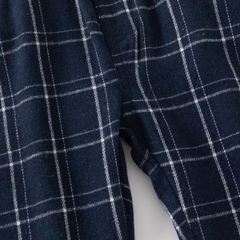 Quần dài cotton mềm mại họa tiết sọc caro cho bé trai