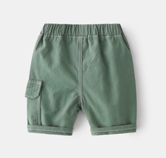 Quần short kaki túi hộp đơn giản cho bé trai
