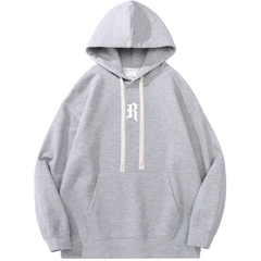 Áo hoodie unisex dài tay in chữ phong cách thời trang trung tính
