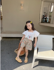 Quần short bé gái kiểu dáng mỏng phong cách Hàn Quốc dành cho bé gái