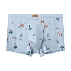 Quần lót boxer nam in hình thoáng khí siêu co giãn