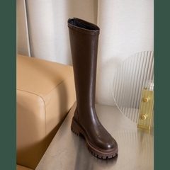 Giày boots Martin nữ co giãn cao tới đầu gối phiên bản Hàn Quốc
