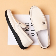 Giày da bò kiểu dáng slip-on công sở dành cho nam