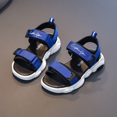 Giày sandal hở mũi kiểu dáng đơn giản chống trơn trượt dành cho bé trai