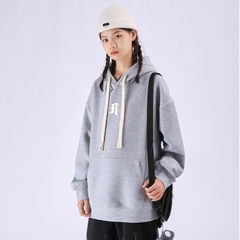 Áo hoodie unisex dài tay in chữ phong cách thời trang trung tính