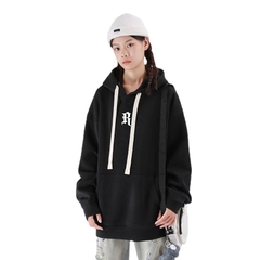 Áo hoodie unisex dài tay in chữ phong cách thời trang trung tính