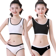 Bộ đồ lót học sinh vải cotton nguyên chất dành cho bé gái 12 - 13 tuổi