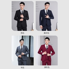 Bộ đồ vest nam kèm áo sơ mi kiểu dáng sang trọng, lịch lãm