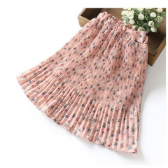 Chân váy vải voan họa tiết hoa thời trang dành cho bé gái từ 9 đến 12 tuổi