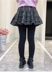 Quần legging giả váy có lớp nhung dày thời trang kiểu dáng mới dành cho bé gái