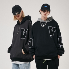 Áo hoodie OVDY unisex thêu chữ mới lạ thời trang thương hiệu cao cấp