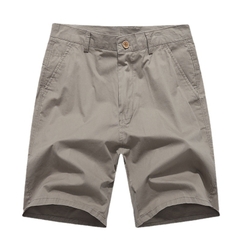 Quần short kaki nam trơn đơn giản dáng âu hợp thời trang