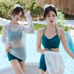 Bộ đồ bơi ba mảnh thời trang Hàn Quốc quyến rũ dành cho nữ