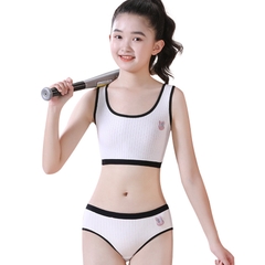 Bộ đồ lót học sinh vải cotton nguyên chất dành cho bé gái 12 - 13 tuổi