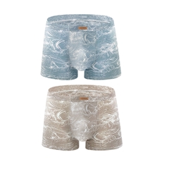 Quần lót boxer nam in hình chất cotton lạnh mềm mại siêu bền