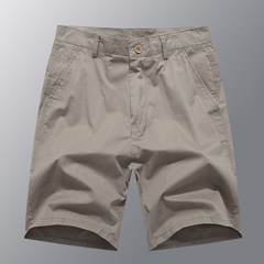 Quần short kaki nam trơn đơn giản dáng âu hợp thời trang