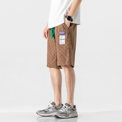 Quần short nam họa tiết caro chéo hợp thời trang