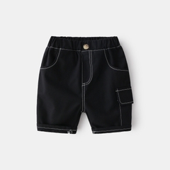 Quần short kaki túi hộp đơn giản cho bé trai