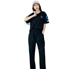 Bộ đồ cotton mỏng xu hướng thời trang giản dị dành cho các môn thể thao