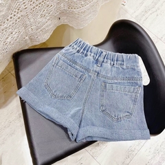 Quần short jean kiểu dáng thời trang phong cách Hàn Quốc dành cho bé gái