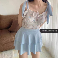 Bộ đồ bơi một mảnh phong cách lolita Nhật Bản dễ thương, ngọt ngào