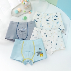 Combo 2 quần lót cotton kháng khuẩn in hoạt hình cho bé trai
