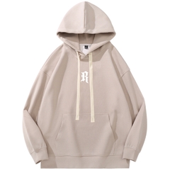 Áo hoodie unisex dài tay in chữ phong cách thời trang trung tính