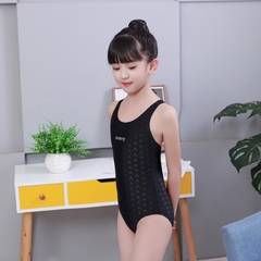 Đồ bơi liền mảnh hình tam giác hở lưng vải khô nhanh dành cho bé gái
