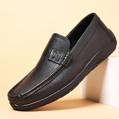 Giày da bò kiểu dáng slip-on công sở dành cho nam