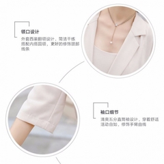 Bộ đồ vest ba mảnh thời trang mới dành cho nữ mang phong cách Hàn Quốc