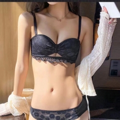 Bộ đồ lót nữ phối ren hoa cúc thời trang, nâng ngực quyến rũ dành cho nữ