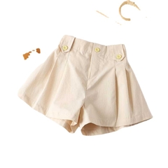 Quần short thể thao ống rộng vải cotton kiểu dáng mỏng phong cách thời trang Hàn Quốc dành cho bé gái