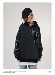 Áo hoodie OVDY unisex thêu chữ mới lạ thời trang thương hiệu cao cấp