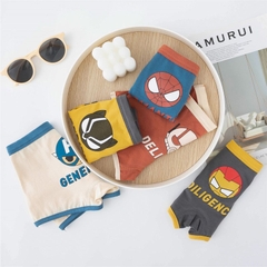 Combo 5 quần lót boxer cotton hoạt hình mềm mại cho bé trai