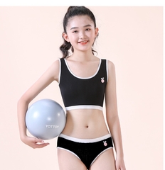 Bộ đồ lót học sinh vải cotton nguyên chất dành cho bé gái 12 - 13 tuổi