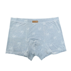 Quần lót boxer nam in hình kẻ sọc chất cotton mềm mại siêu bền