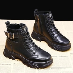 Giày boots Martin ngắn cổ phong cách Anh Quốc phù hợp cho học sinh, sinh viên