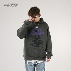 Áo hoodie OVDY unisex in hình kiểu dáng oversize