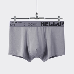 Quần lót boxer nam cạp chun in chữ cỡ lớn