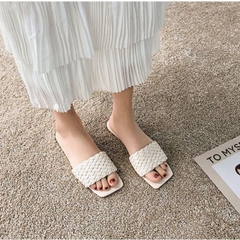 Giày sandal nữ đế xuồng chống thấm nước dáng mũi nhọn hở ngón chân