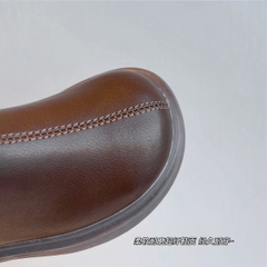Giày boot cổ thấp cao cấp đế mềm phong cách Hàn Quốc đơn giản cho bé gái