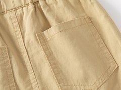 Quần short kaki in hoạt hình cá sấu cho bé trai